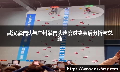 武汉攀岩队与广州攀岩队速度对决赛后分析与总结